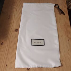 Gucci Dust bag cream Drawstring bag shoe protector purse protector